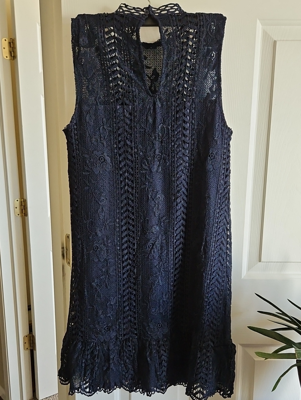 BB DAKOTA Shift  Overlay Little Black Dress Women's sz S